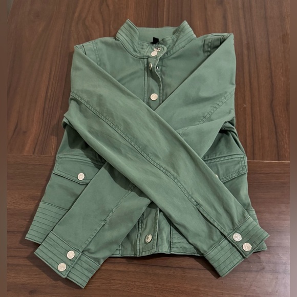 White House Black Market Jackets & Coats Green Size: 10 - Picture 5 of 10